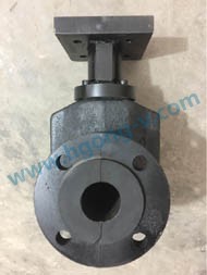 DIN/API cast iron with top Yoke flange pinch valve